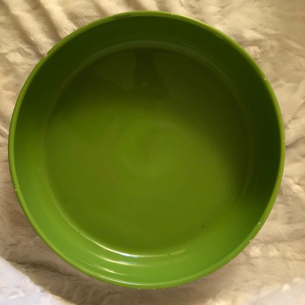 Crate & Barrel Pimenta Caliente Large Chip & Salsa Plate
